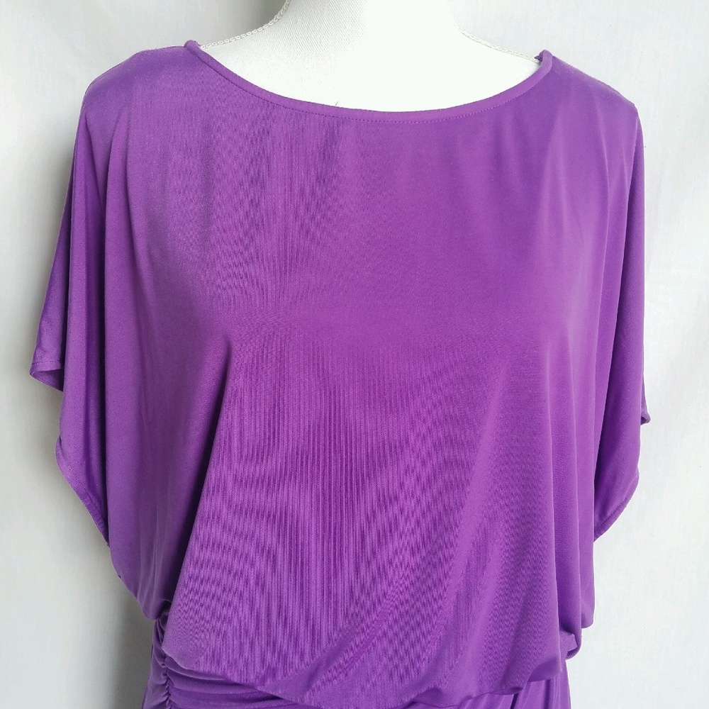 Aidan Mattox NWT iris color, dress, size 10 - Picture 2 of 7